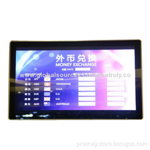 Protruly Wall Mounted 46-inch Digital Signage, Advertising Display Screen, 1920 x 1080P ResolutionNew